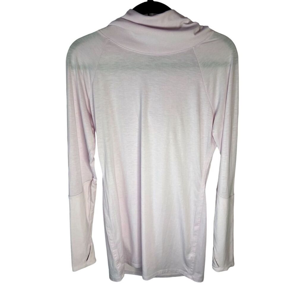 Athleta Women's Pink Cowl Neck Long Sleeve Tunic Size M
